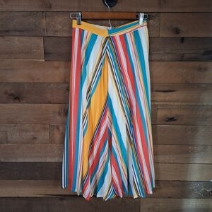 FLYING TOMATO multicolor striped maxi skirt SZ Small